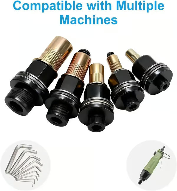 🏆LAST DAY SALE 49% OFF🛠️Head Rivet Nut Tool, M3 M4 M5 M6 M8 Rivnut Kit,Carbon Steel Rivnut Set