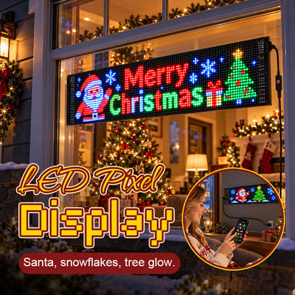 Animated Christmas LED car display product image 1