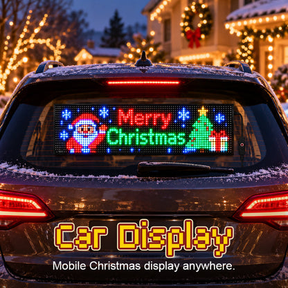 Animated Christmas LED car display product image 2