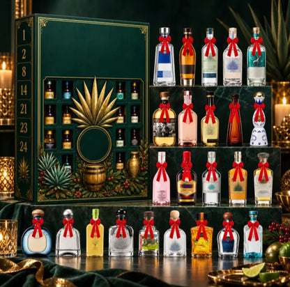 24-day mini tequila bottle advent calendar product photo 2