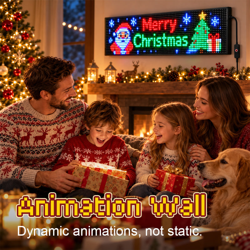 Animated Christmas LED car display product image 5