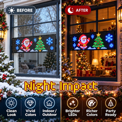 Animated Christmas LED car display product image 6