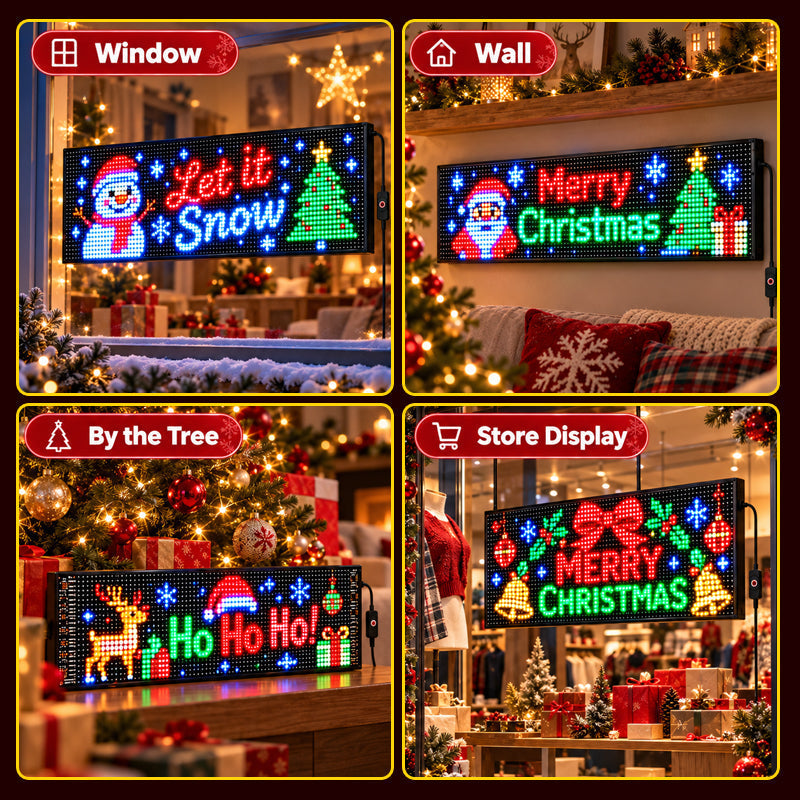 Animated Christmas LED car display product image 7