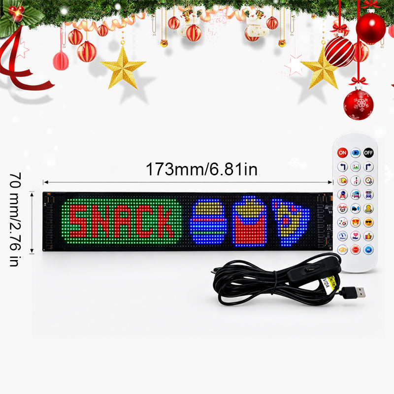 Animated Christmas LED car display product image 8