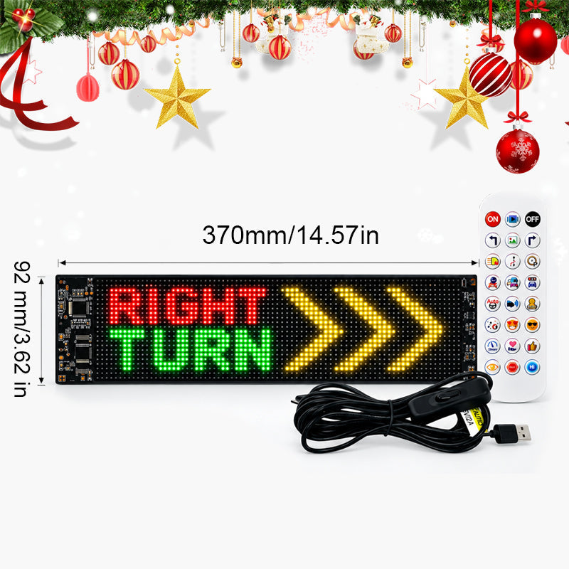 Animated Christmas LED car display product image 9