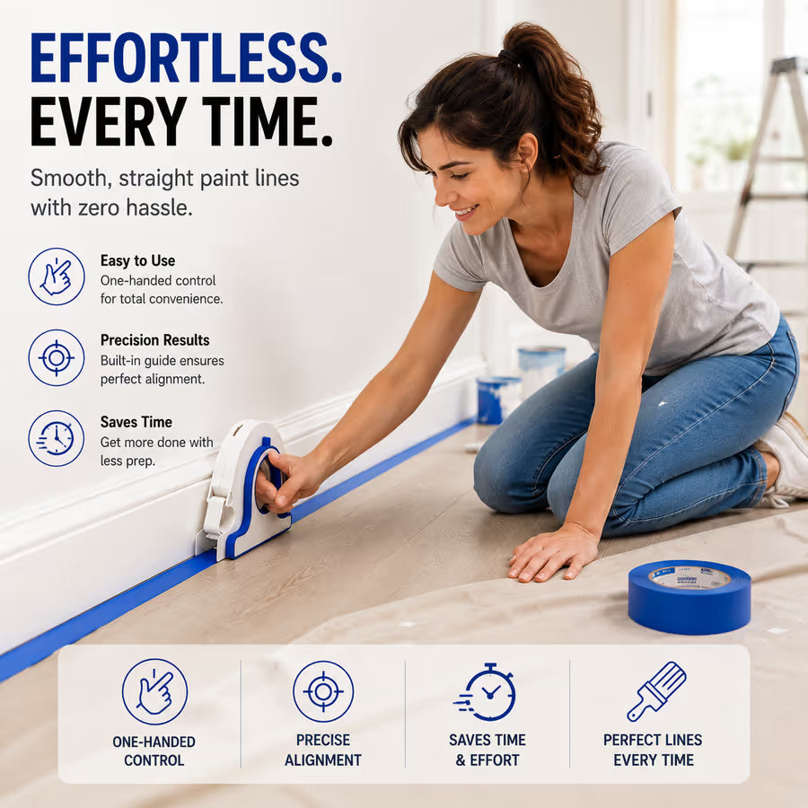 ✨Last Day 50% OFF✨High-efficiency Painter Masking Tape Applicator