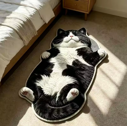 ✨Last Day 50% OFF✨Chubby Tabby Cat Shaped Rug 🐱🤎