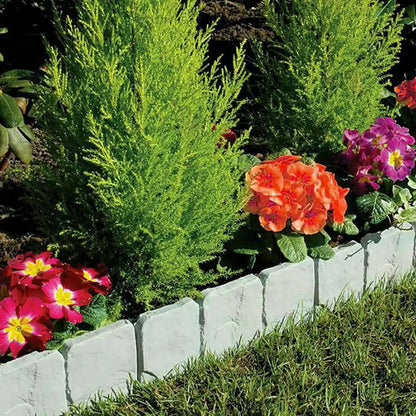30% off today!-Interlocking Stone-Effect Garden Edging