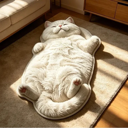✨Last Day 50% OFF✨Chubby Tabby Cat Shaped Rug 🐱🤎