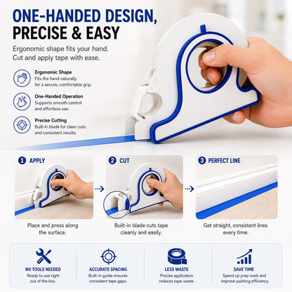 ✨Last Day 50% OFF✨High-efficiency Painter Masking Tape Applicator