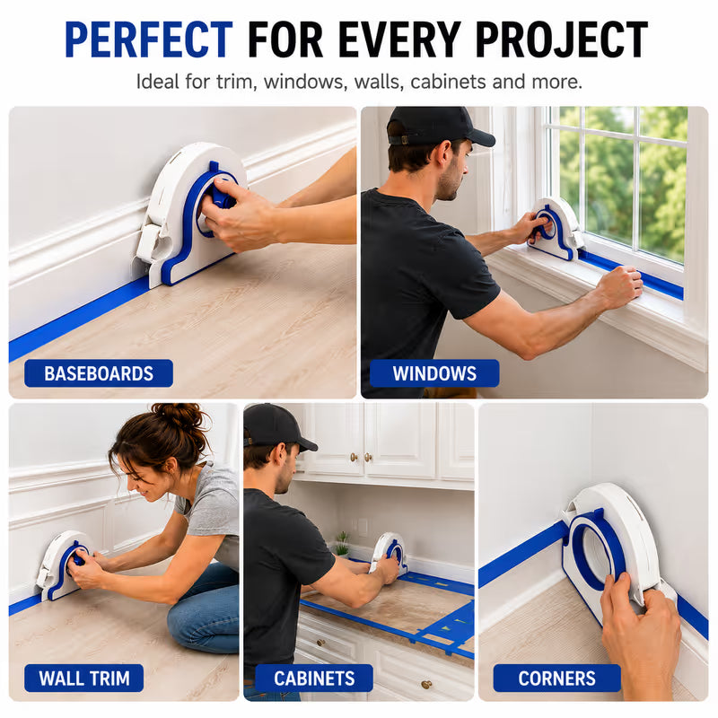 ✨Last Day 50% OFF✨High-efficiency Painter Masking Tape Applicator