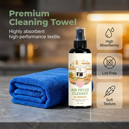 2-in-1 air fryer cleaner and degreaser spray