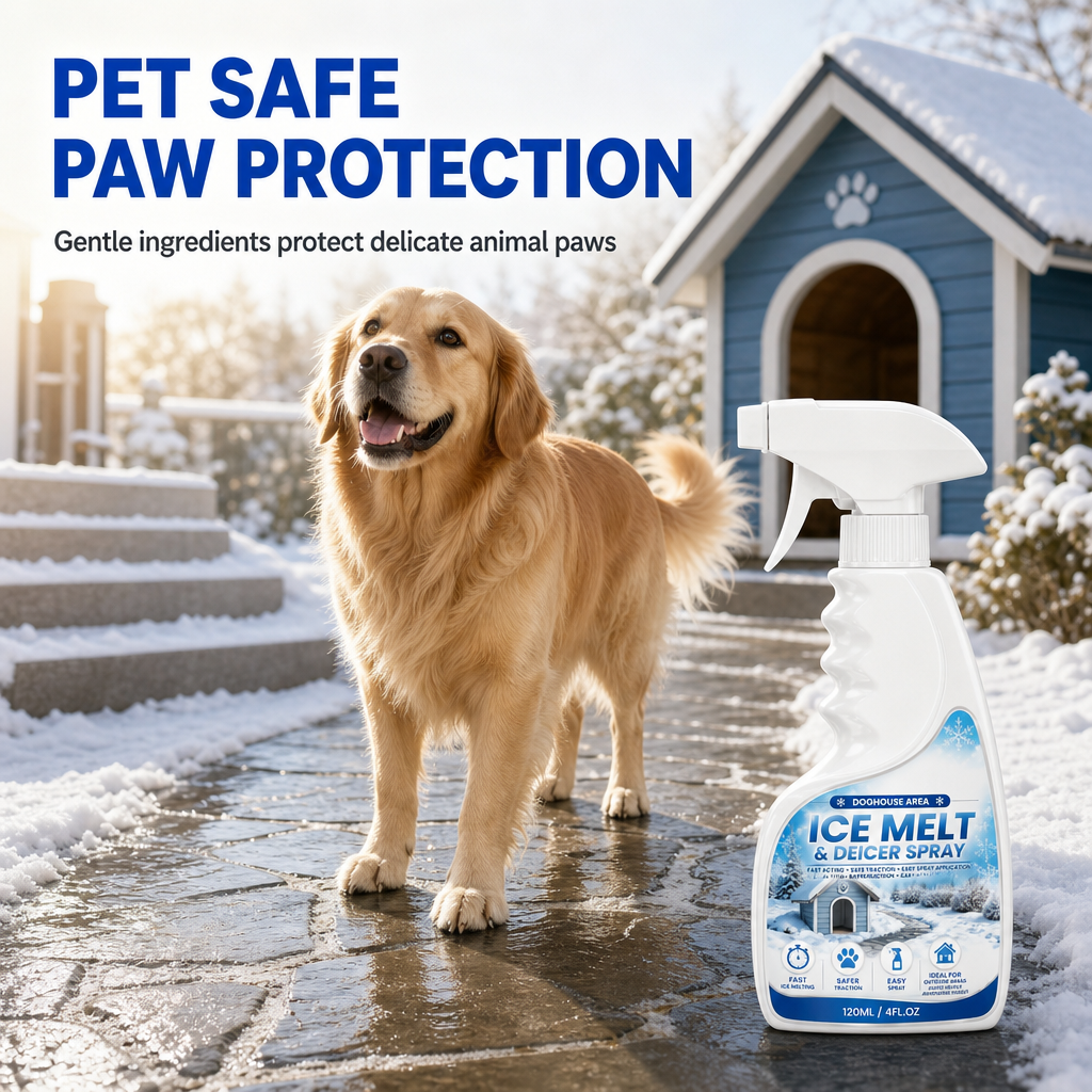 ✨Last Day 50% OFF✨Outdoor De-Icing & Snow Melting Spray – pet-safe, dissolves frost on contact.