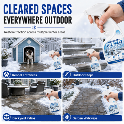 ✨Last Day 50% OFF✨Outdoor De-Icing & Snow Melting Spray – pet-safe, dissolves frost on contact.