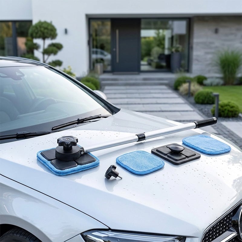 ✨Last Day 50% OFF✨Double Sided Magnetic Windshield Cleaning Kit